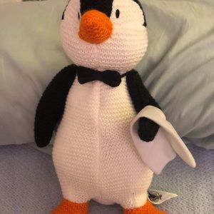 LIMITED EDITION Mary Poppins Crochet style Penguin Waiter Plushy